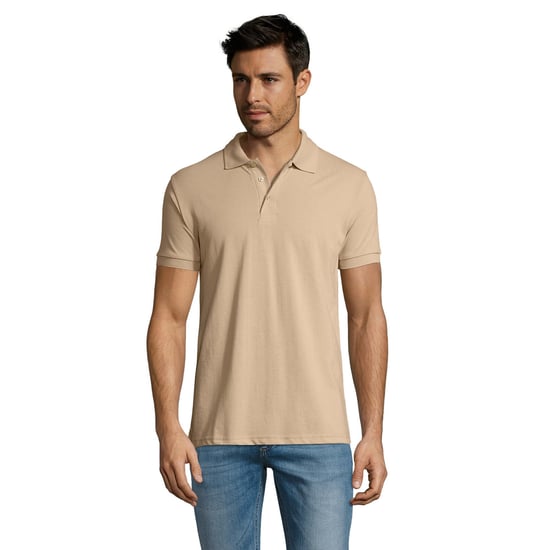 SOLS Heren Prime Pique Poloshirt met korte mouwen (Zand) - Image 4