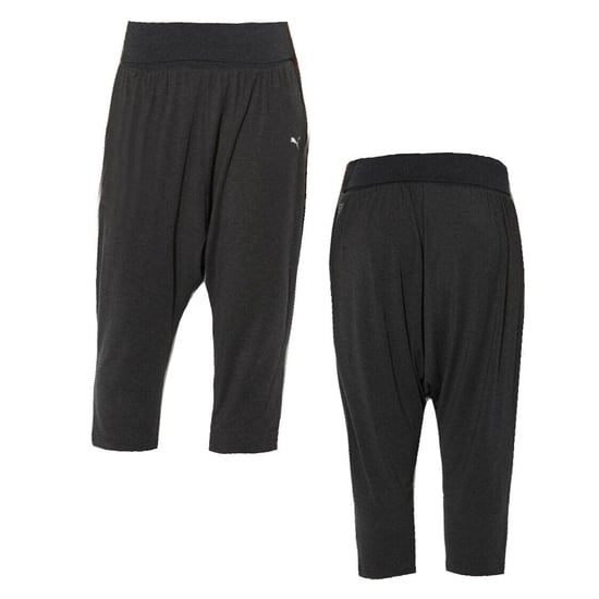 Puma Dames Drapey Charcoal 3/4 Dance Joggers - Image 1
