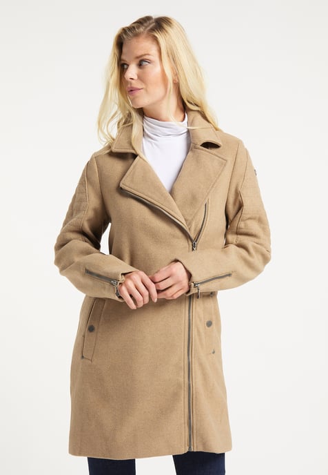 Dreimaster Jas Dames beige melange - Image 3