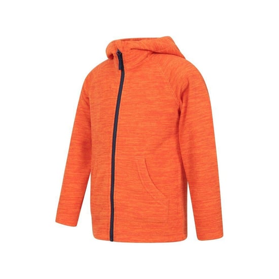 Mountain Warehouse Kinder/Kids Snowdonia Microfleece Full Zip Hoodie (Oranje) - Image 3