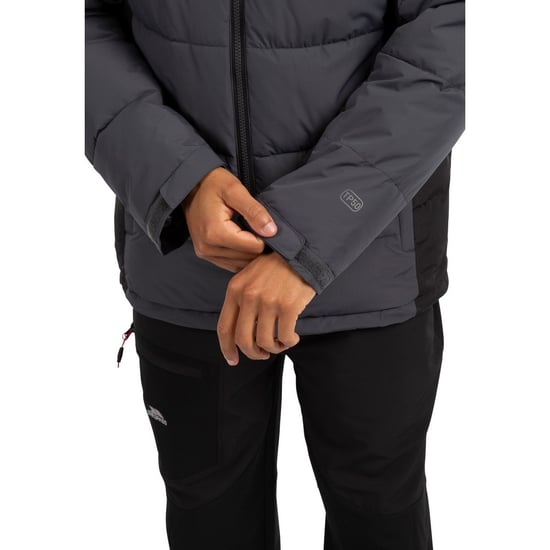 Trespass Mens Lescote TP50 Waterproof Jacket (Dark Grey)