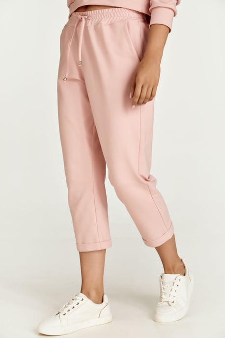 Roze Cropped Sweatpants - Image 6