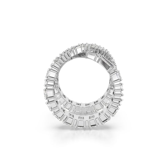 Swarovski 'Hyperbola' Vrouwen Ring van Basismetalen - Zilver 5677632 - Image 4