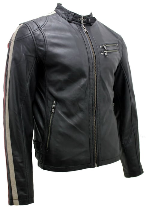Racer Nappa Leather Biker Jacket