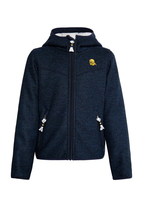 Schmuddelwedda Gebreide fleeceblouse Jongens marine gem - Image 1
