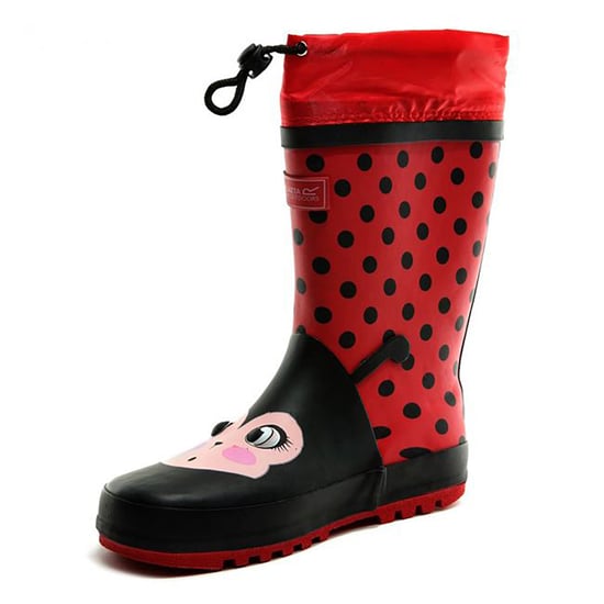 Dare 2B Childrens/Kids Mudplay Dinosaur Wellingtons (Red/Black)