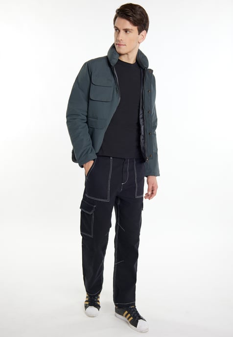 Mo Gewatteerde blouson Heren Houtskool - Image 2