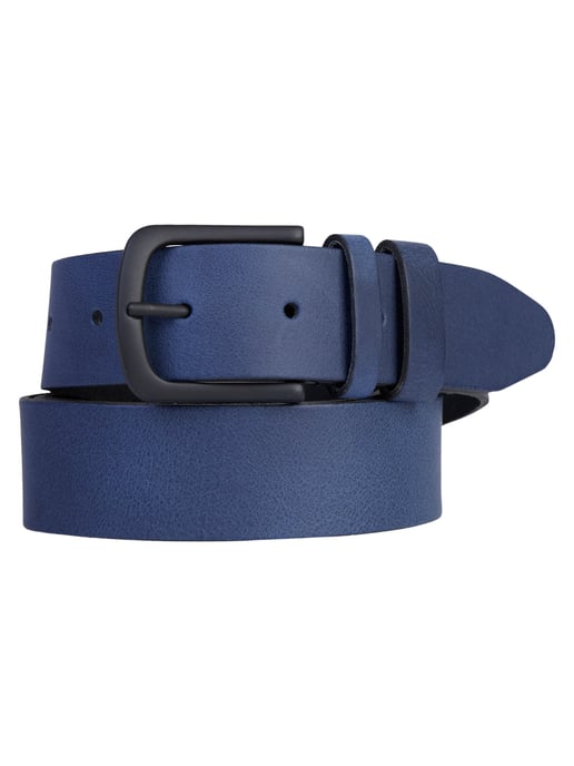 Petrol Industries - Heren Leren Riem - Blauw - Image 1