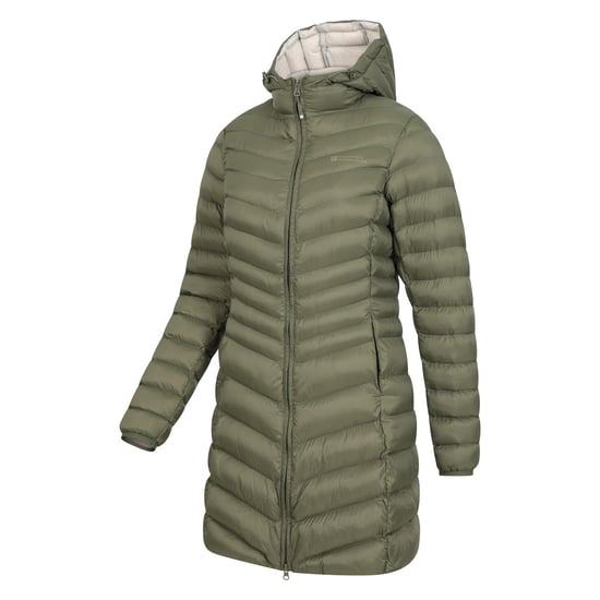 Mountain Warehouse Dames/Dames Florence lange gewatteerde jas (Khaki) - Image 5