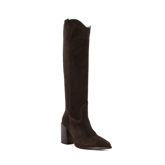 Dune Ladies Tavern - Mid Suede Knee-High Boots