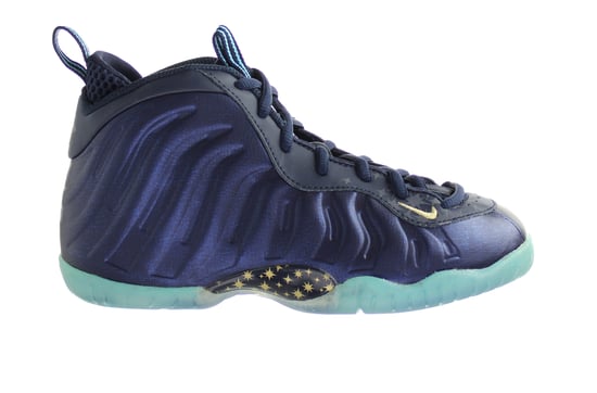 Nike Little Posite One Blue Kids Trainers