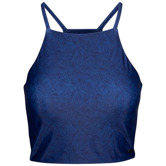 Trespass Womens/Ladies Harlow Palm Leaf Swim Top (Blue)
