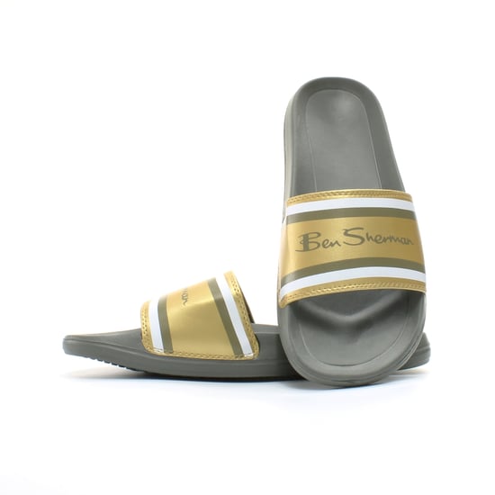 Ben Sherman Weston Mens Khaki Sliders