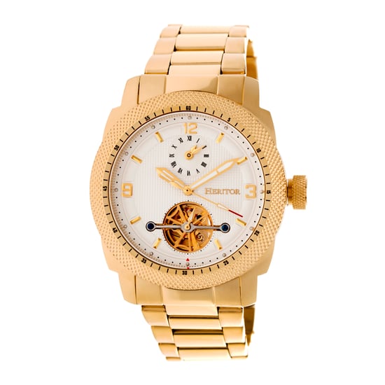 Heritor Automatic Helmsley Semi-Skeleton Bracelet Watch
