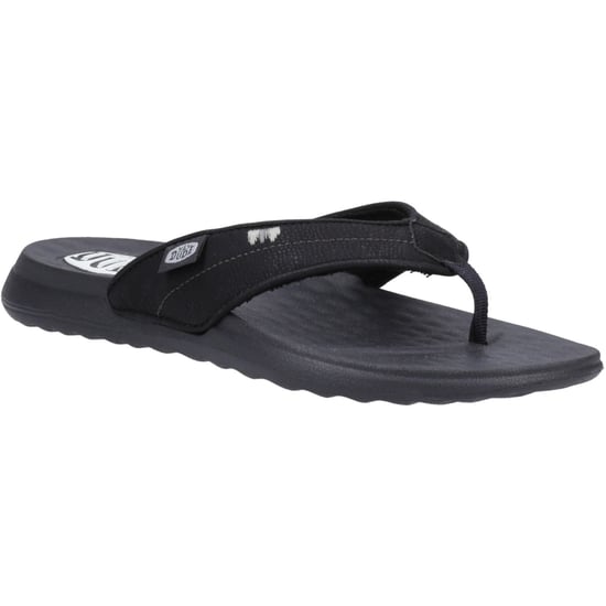 HEYDUDE Christi Flip Classic Dames Zwarte Sandalen - Image 1
