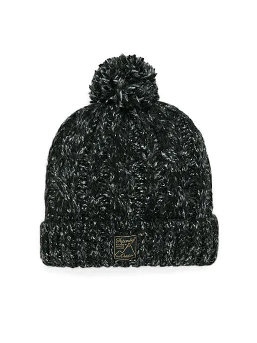 Superdry Kabelbeanie van tweed - Image 1