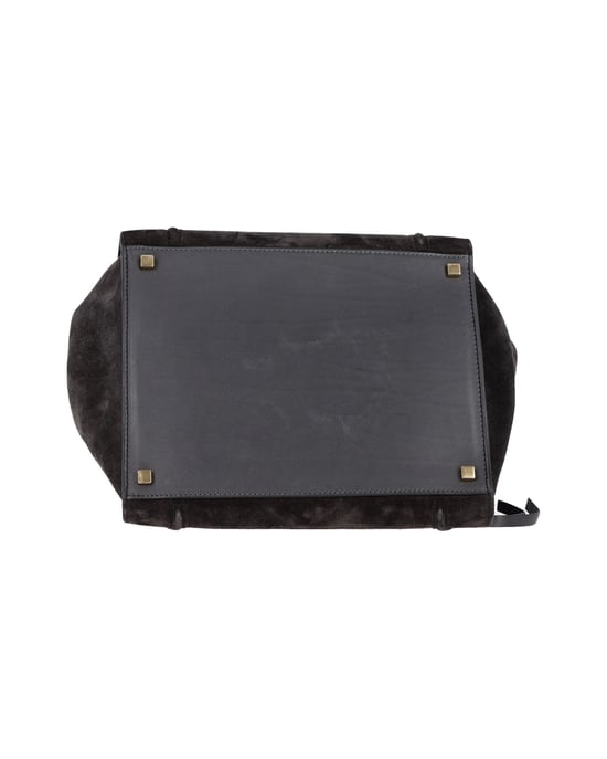 Celine Luggage Phantom Medium Bag in Black Suede - Image 4