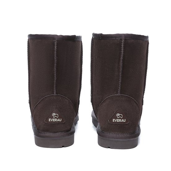 EVER AU Women Parrot Short Classic Boots - Chocolate