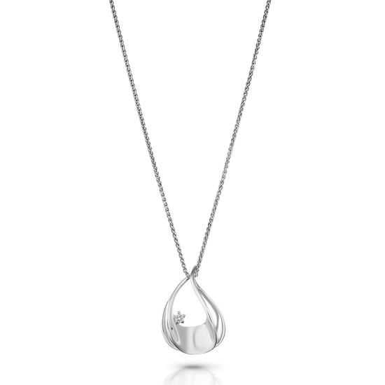 Orphelia 'Etoile' Women's 925 Sterling Silver Chain with Pendant - Silver ZH-7524