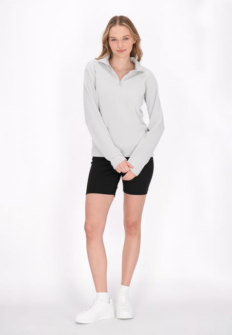 Mymo Fleece trui Dames lichtgrijs - Image 2