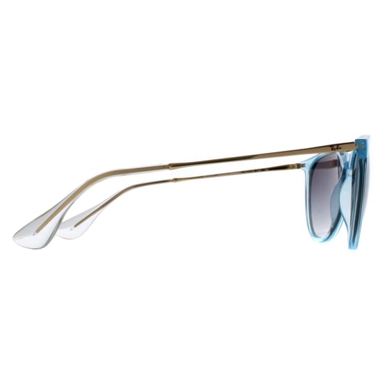 Ray-Ban Round Womens Transparent Light Blue Grey Blue Gradient RB4171 Erika