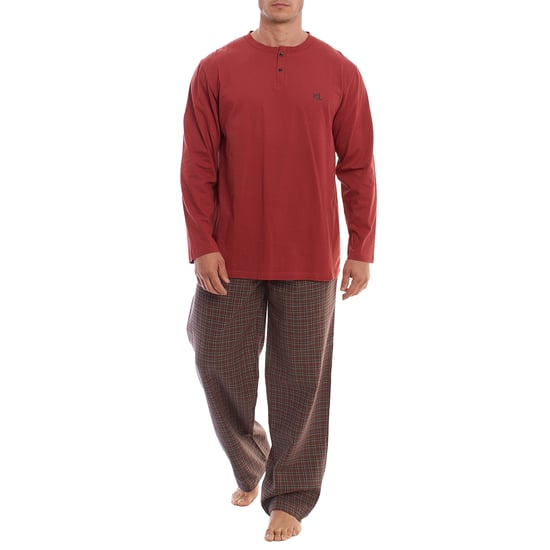 KLP4 Men's Long Sleeve Winter Pajamas
