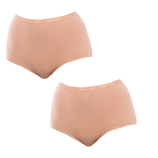 Pack-2 Crompesora Organic Bio Maxi P0AZL women's panties