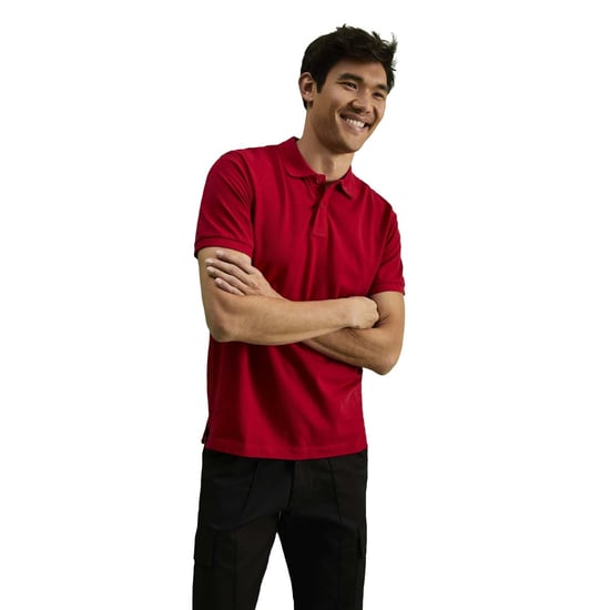 Asquith & Fox Heren Poloshirt met korte mouwen (Kersenrood) - Image 4