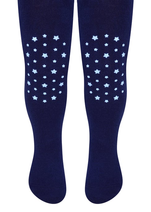 Steven - Zachte antislip katoenen maillot voor baby's - Sterren (Marine) - Image 1