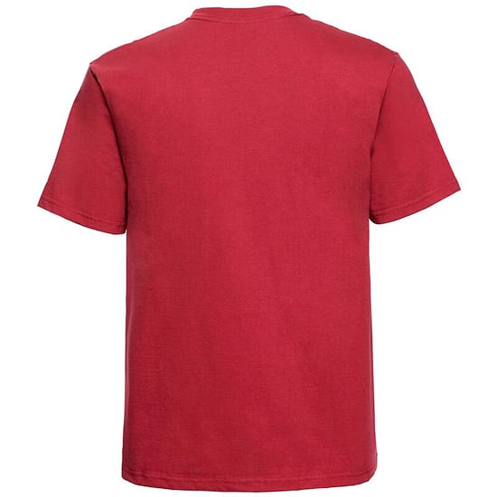 Russell Europa Heren Klassiek Zwaargewicht Ringspun Korte Mouwen T-Shirt (Klassiek rood) - Image 2
