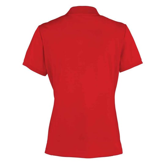 Premier Dames/Dames Coolchecker Piqué Poloshirt (Rood) - Image 2