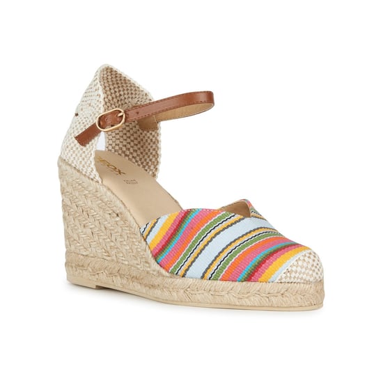 Geox D GELSA Dames Kamelen Sandalen - Image 1