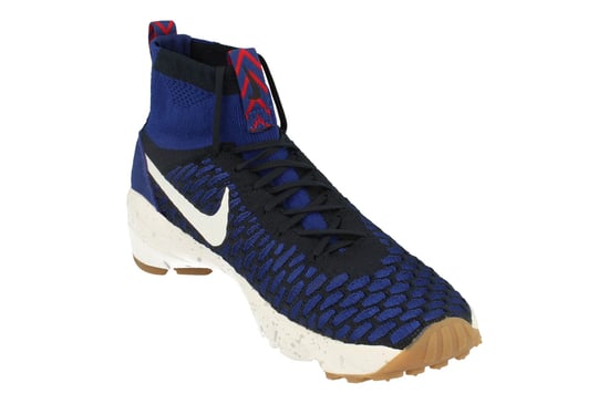 Nike Air Footscape Magista Flyknit Heren Blauwe Sneakers - Image 4