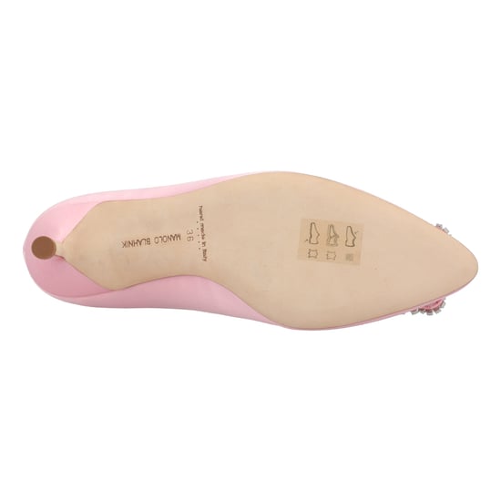 Manolo Blahnik Hangisi 070 Pump Roze - Image 6