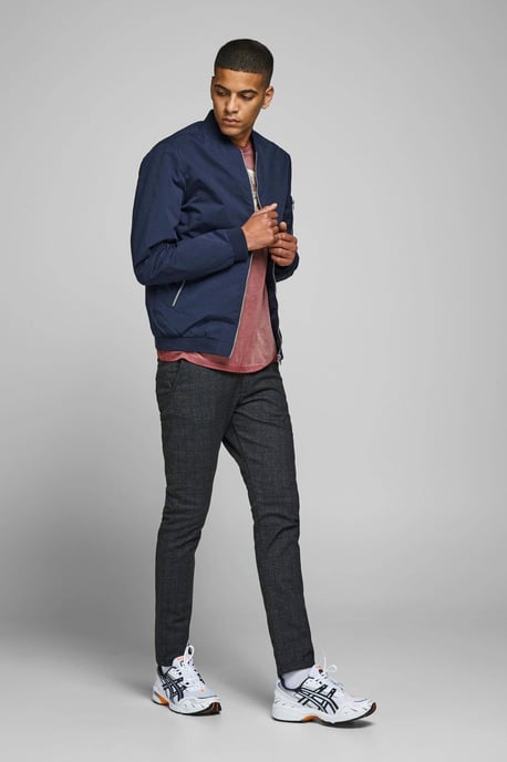JACK & JONES ESSENTIALS bomberjack JJERUSH  navy blazer - Image 5