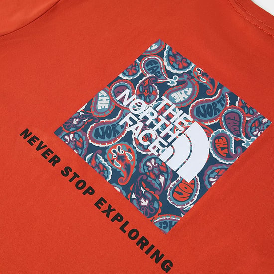 The North Face Men's Short Sleeve Redbox T-Shirt, Burnt Ochre