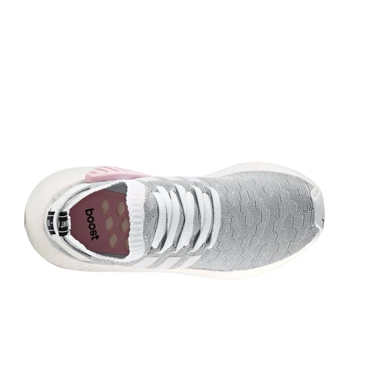 Adidas NMD_R2 Primeknit Womens Grey Running Trainers