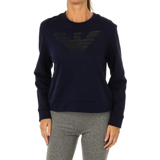 Women's long-sleeved round neck sweater 7V5M75-5J42Z