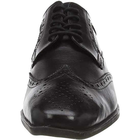 Hush Puppies Jongens Elliot Leren Brogues (Zwart) - Image 6