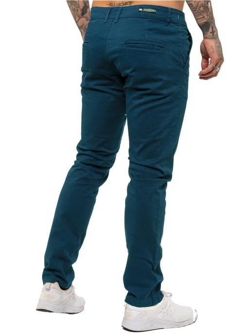 Enzo Heren Slim Fit Stretch Chino - Image 5