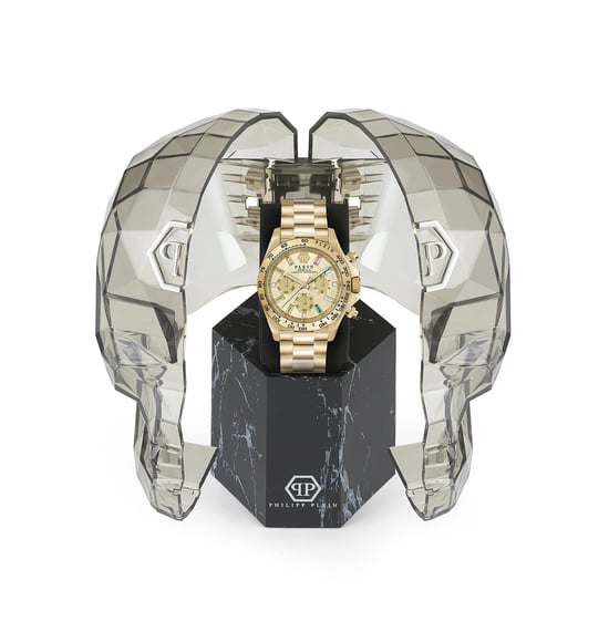 Philipp Plein Nobile Lady Dames Horloge Goudkleurig PWSBA0223 - Image 4