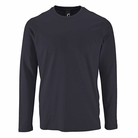 SOLS Heren Keizerlijk T-Shirt met lange mouwen (Muisgrijs) - Image 1
