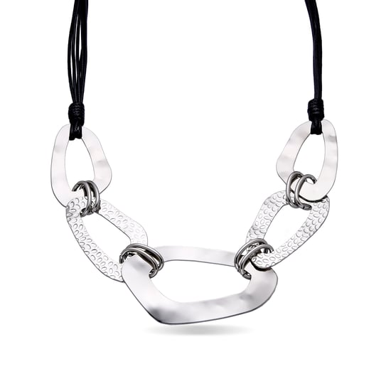 Necklace Luxenter Utbe rhodium finish