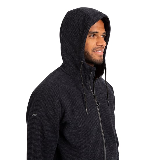 Trespass Mens Sheelane Marl Fleece Jacket (Black)