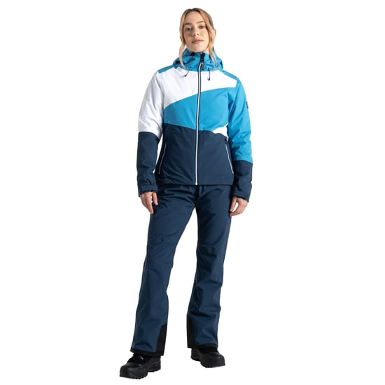 Dare 2B Womens/Ladies Ice Colour Block Ski Jacket (Swedish Blue/Moonlight Denim)