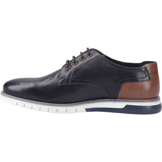Pod Cillian Leer Heren Navy Veterschoenen - Image 4