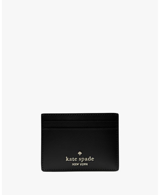 Madison Saffiano Leather Small Slim Card Holder - Image 1