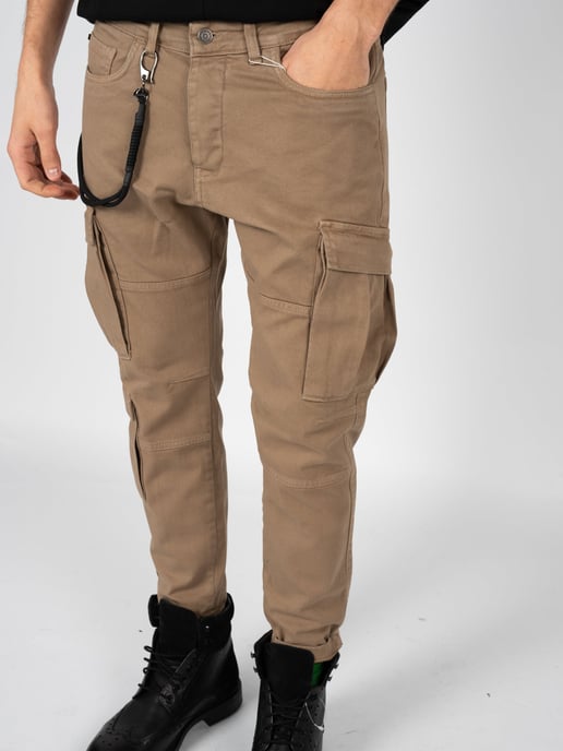 Xagon broek Cargo Mannen beige - Image 5