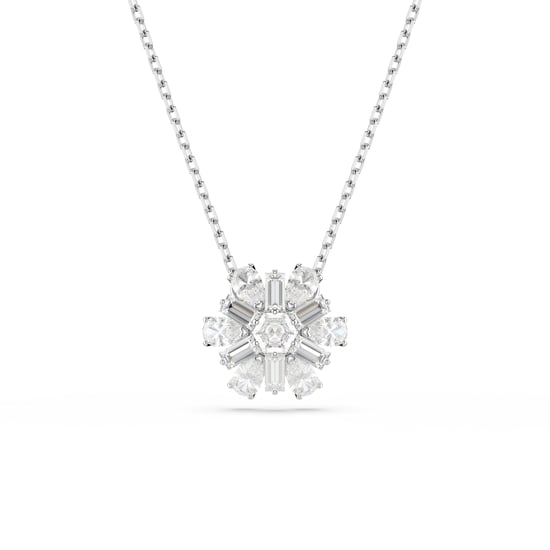 Swarovski 'Idyllia' Dames Neusmetaal Ketting - Zilver 5691484 - Image 1