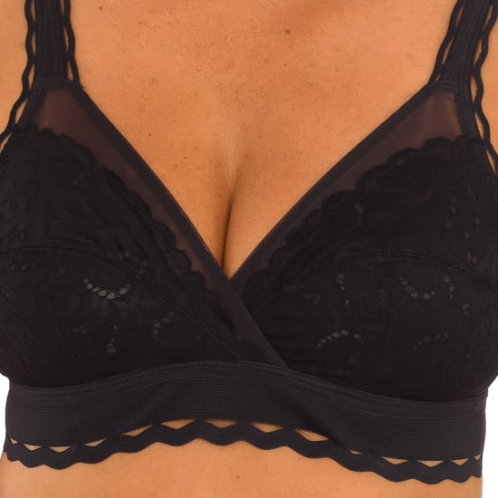 Klassieke bh zonder beugel en zonder cups P0BVS vrouw - Image 2